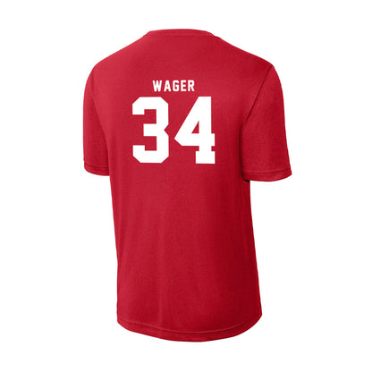 Nebraska - NCAA Football : Gage Wager - Activewear T-shirt