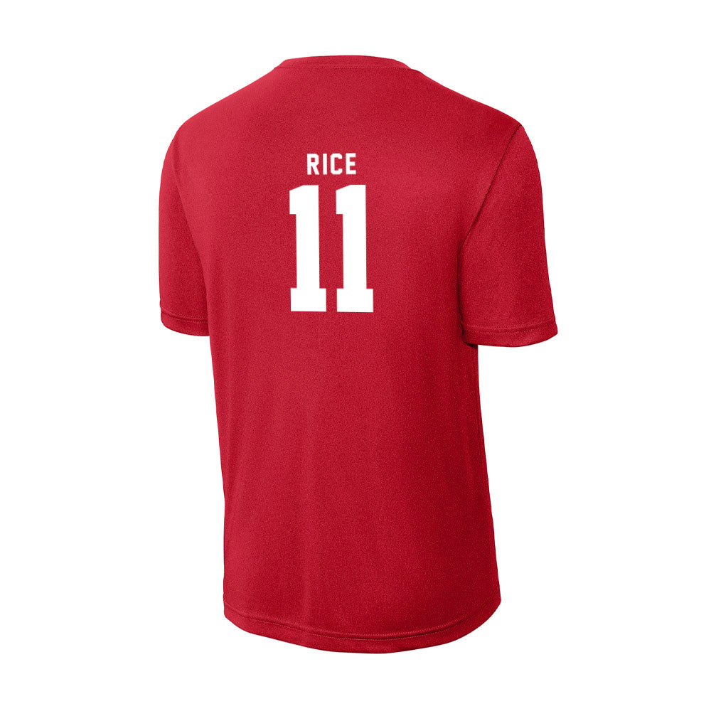 Nebraska - NCAA Men's Basketball : Eli Rice - Activewear T-shirt