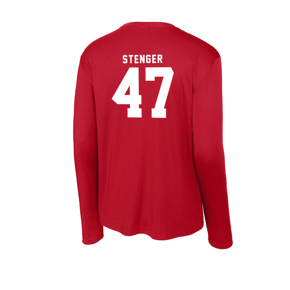 Nebraska - NCAA Football : Gage Stenger - Activewear Long Sleeve T-Shirt