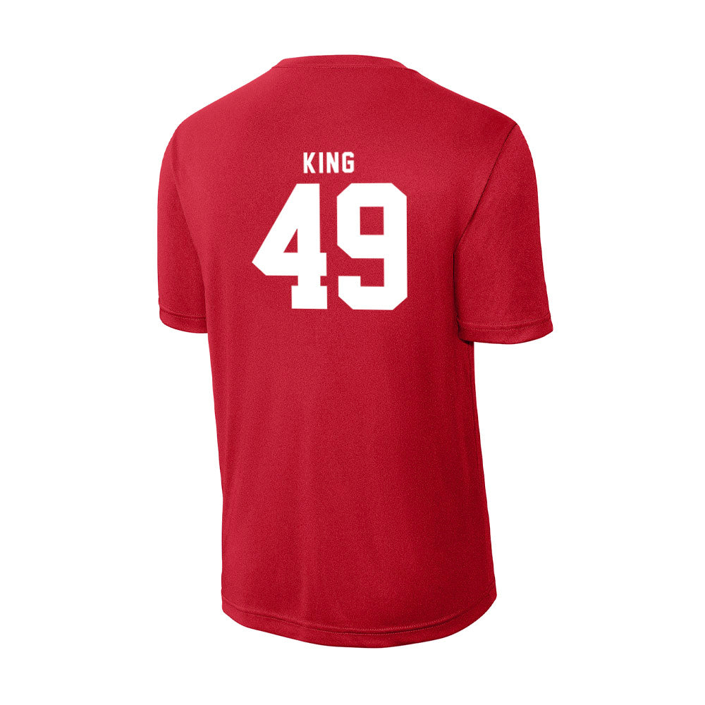 Nebraska - NCAA Football : Danny King - Activewear T-Shirt-1