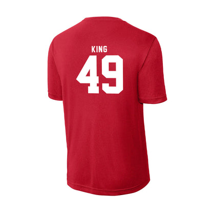 Nebraska - NCAA Football : Danny King - Activewear T-Shirt-1