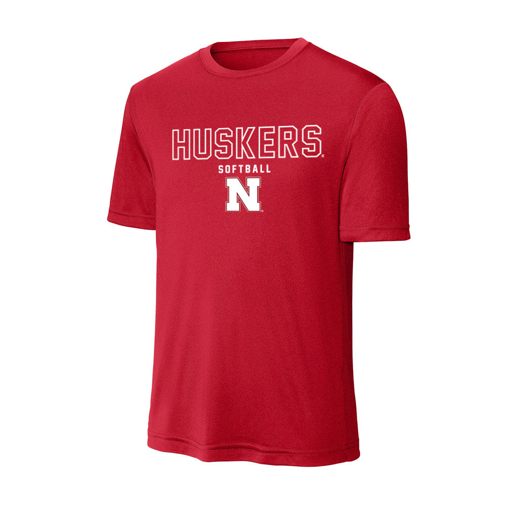 Nebraska - NCAA Softball : Macie Vickers - Activewear T-Shirt-0