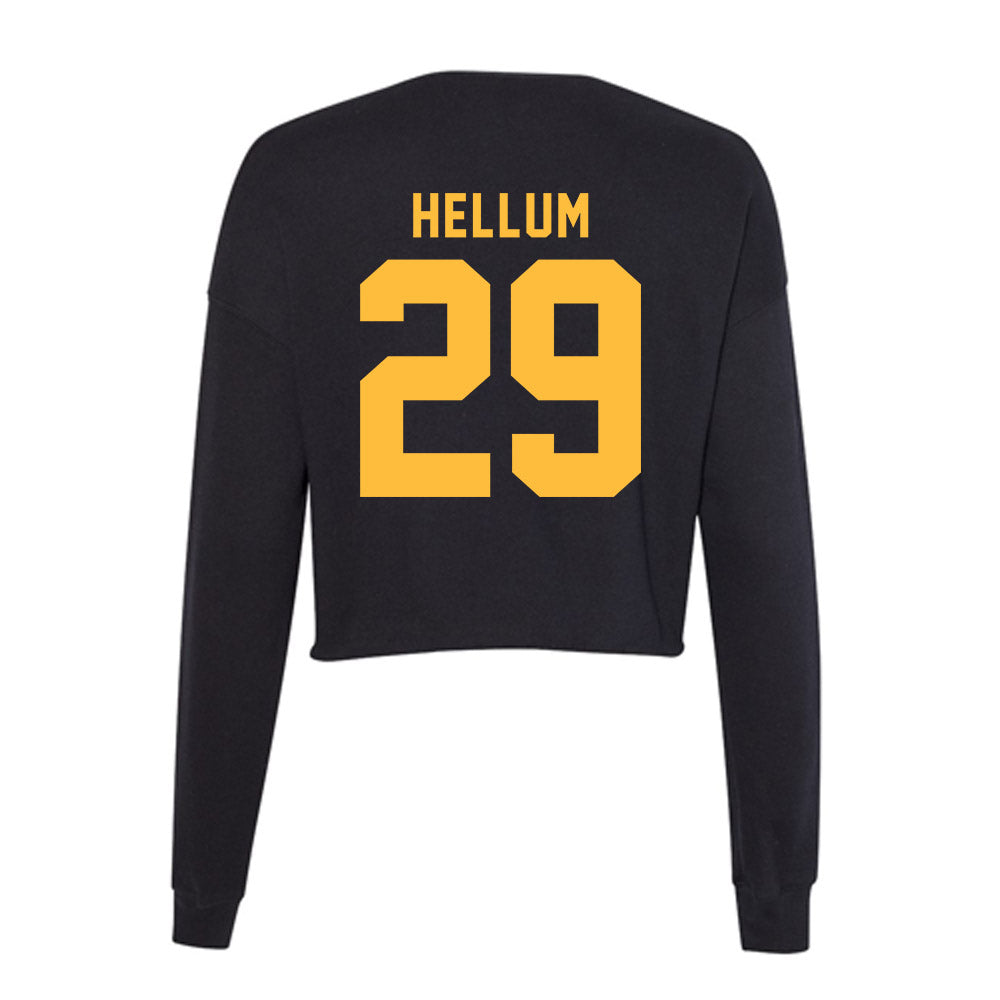 Minnesota - NCAA Baseball : Brayden Hellum - Women's Cropped Crew Fleece-1