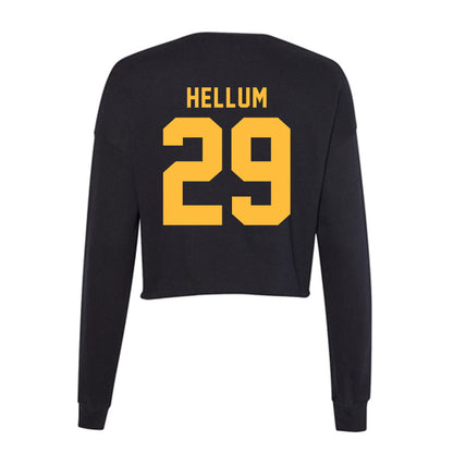 Minnesota - NCAA Baseball : Brayden Hellum - Women's Cropped Crew Fleece-1