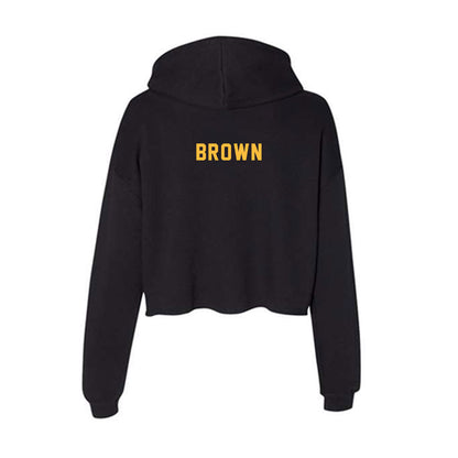 Minnesota - NCAA Men's Track & Field : Spencer Brown - Women's Crop Fleece Hoodie-1