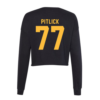 Minnesota - NCAA Men's Ice Hockey : Rhett Pitlick - Women's Cropped Crew Fleece-1