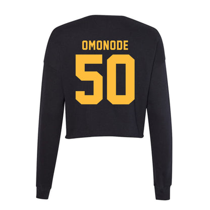 Minnesota - NCAA Football : Mo Omonode - Women's Cropped Crew Fleece-1
