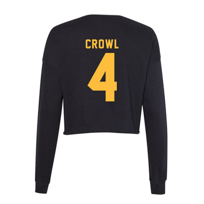Minnesota - NCAA Women's Volleyball : Lauren Crowl - Women's Cropped Crew Fleece-1