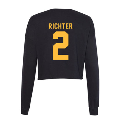 Minnesota - NCAA Baseball : Easton Richter - Women's Cropped Crew Fleece-1