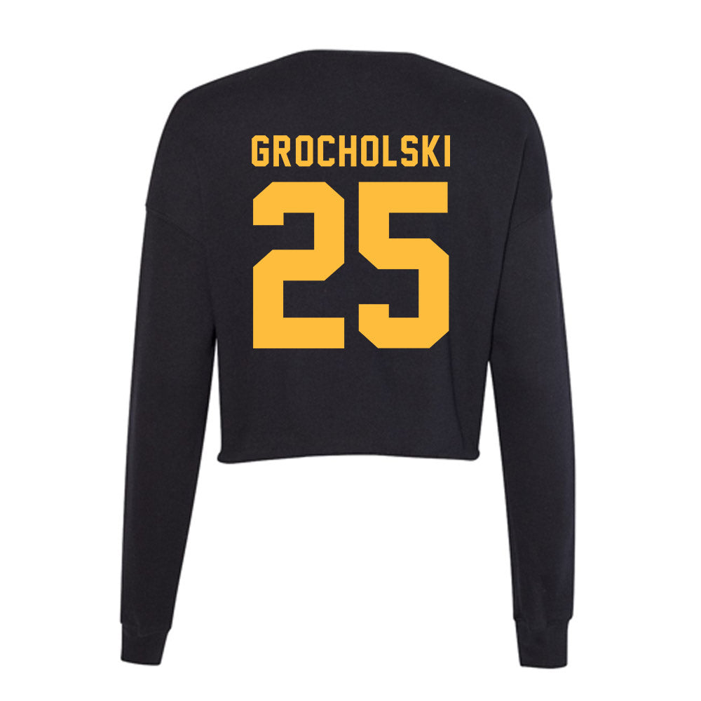 Minnesota - NCAA Women's Basketball : Grace Grocholski - Women's Cropped Crew Fleece-1