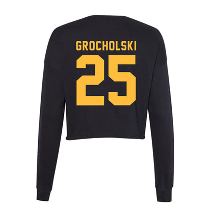Minnesota - NCAA Women's Basketball : Grace Grocholski - Women's Cropped Crew Fleece-1