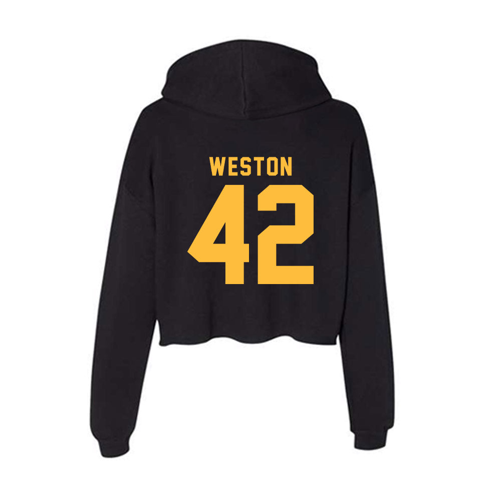 Minnesota - NCAA Football : Tom Weston - Women's Crop Fleece Hoodie-1