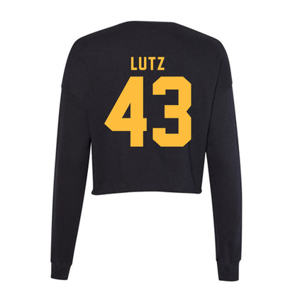 Minnesota - NCAA Football : Jakob Lutz - Women's Cropped Crew Fleece-1