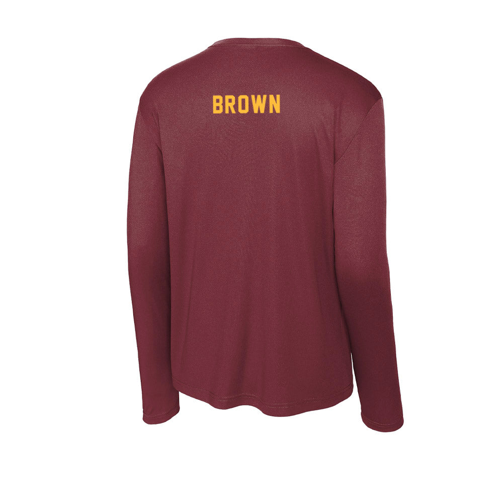 Minnesota - NCAA Men's Track & Field : Spencer Brown - Activewear Long Sleeve T-Shirt-1