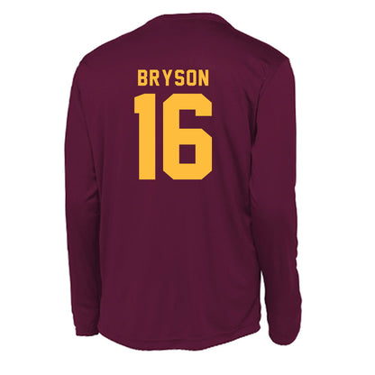 Minnesota - NCAA Football : Coleman Bryson - Activewear Long Sleeve T-Shirt