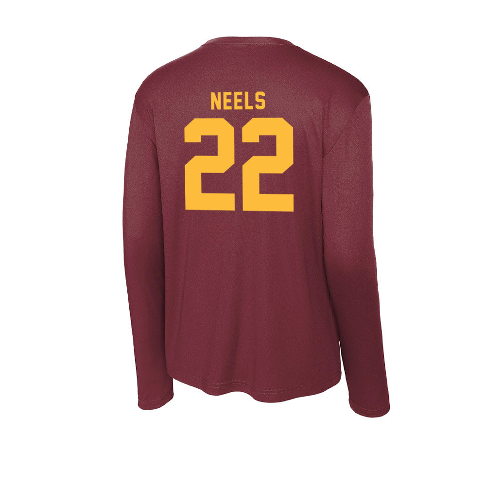 Minnesota - NCAA Baseball : Weber Neels - Activewear Long Sleeve T-Shirt-1
