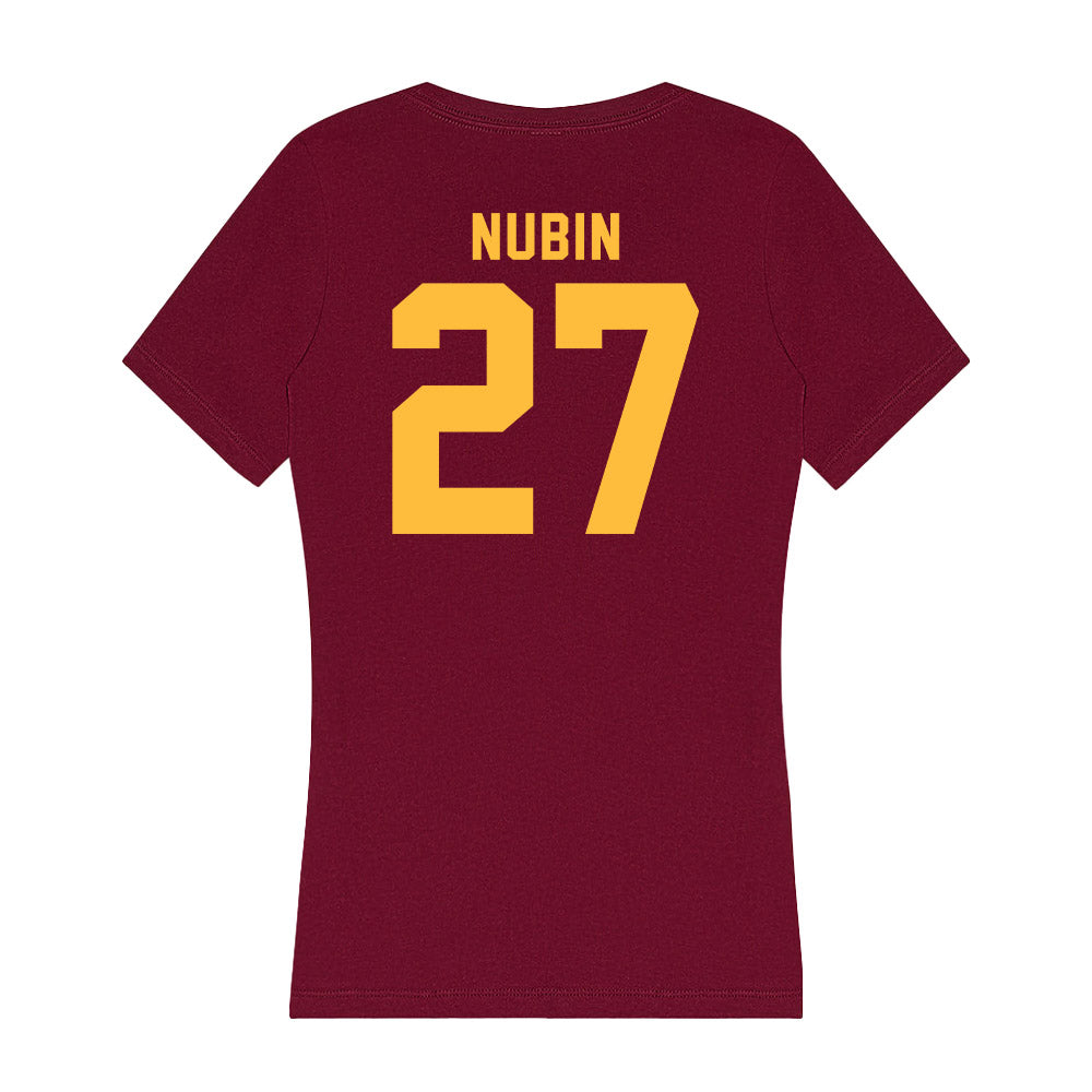 Minnesota - NCAA Football : Tyler Nubin - Women's V-Neck T-Shirt-1