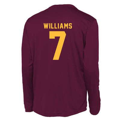 Minnesota - NCAA Football : Tyler Williams - Activewear Long Sleeve T-Shirt