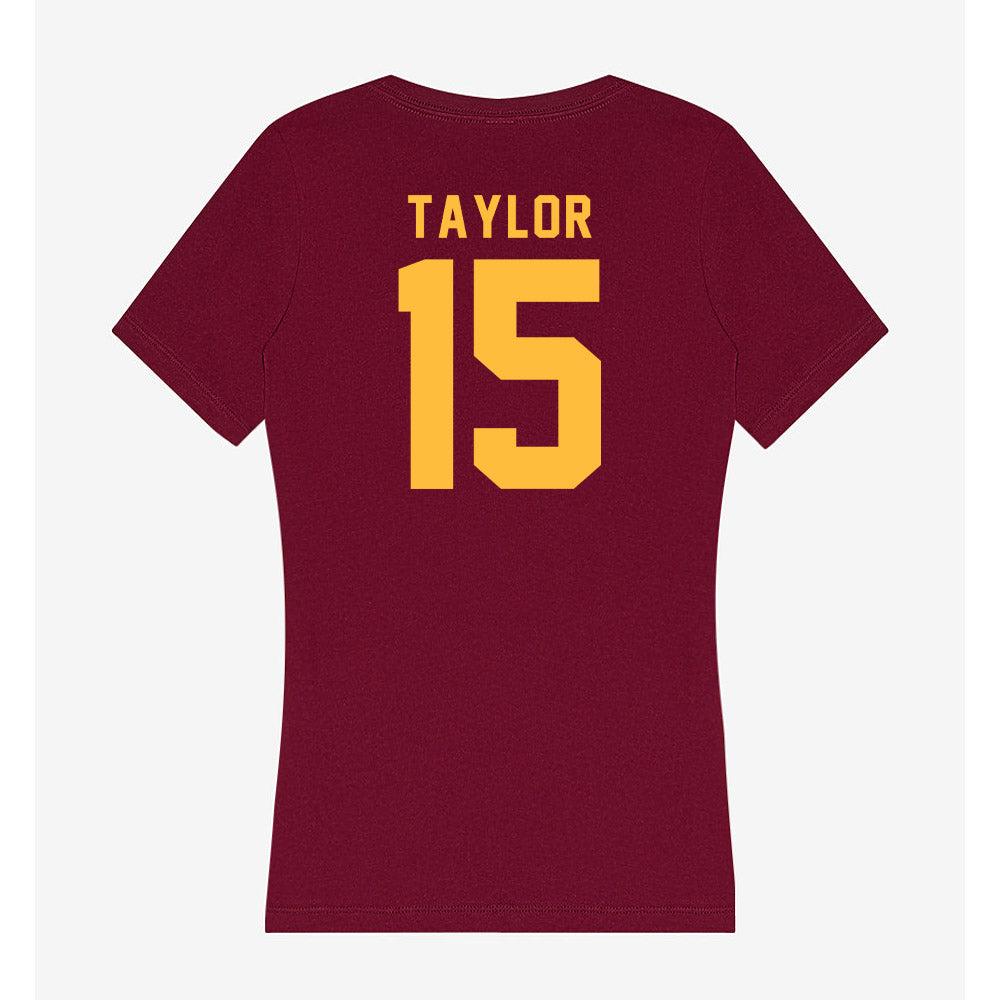 Minnesota - NCAA Women's Volleyball : Jordan Taylor - Women's V-Neck T-Shirt-1