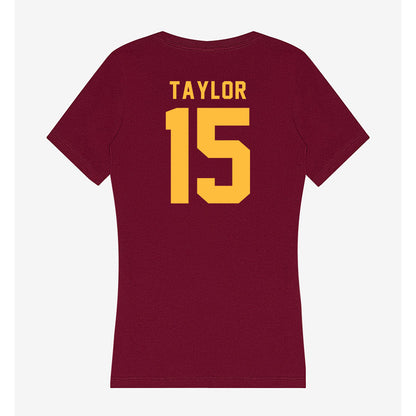 Minnesota - NCAA Women's Volleyball : Jordan Taylor - Women's V-Neck T-Shirt-1