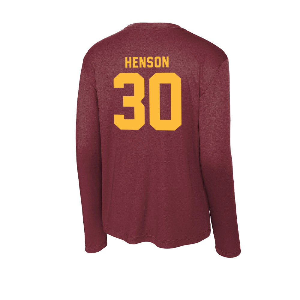 Minnesota - NCAA Football : Sam Henson - Activewear Long Sleeve T-Shirt-1