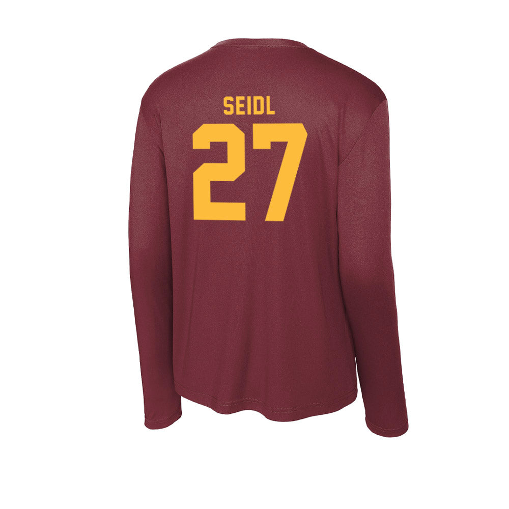 Minnesota - NCAA Football : Simon Seidl - Activewear Long Sleeve T-Shirt-1