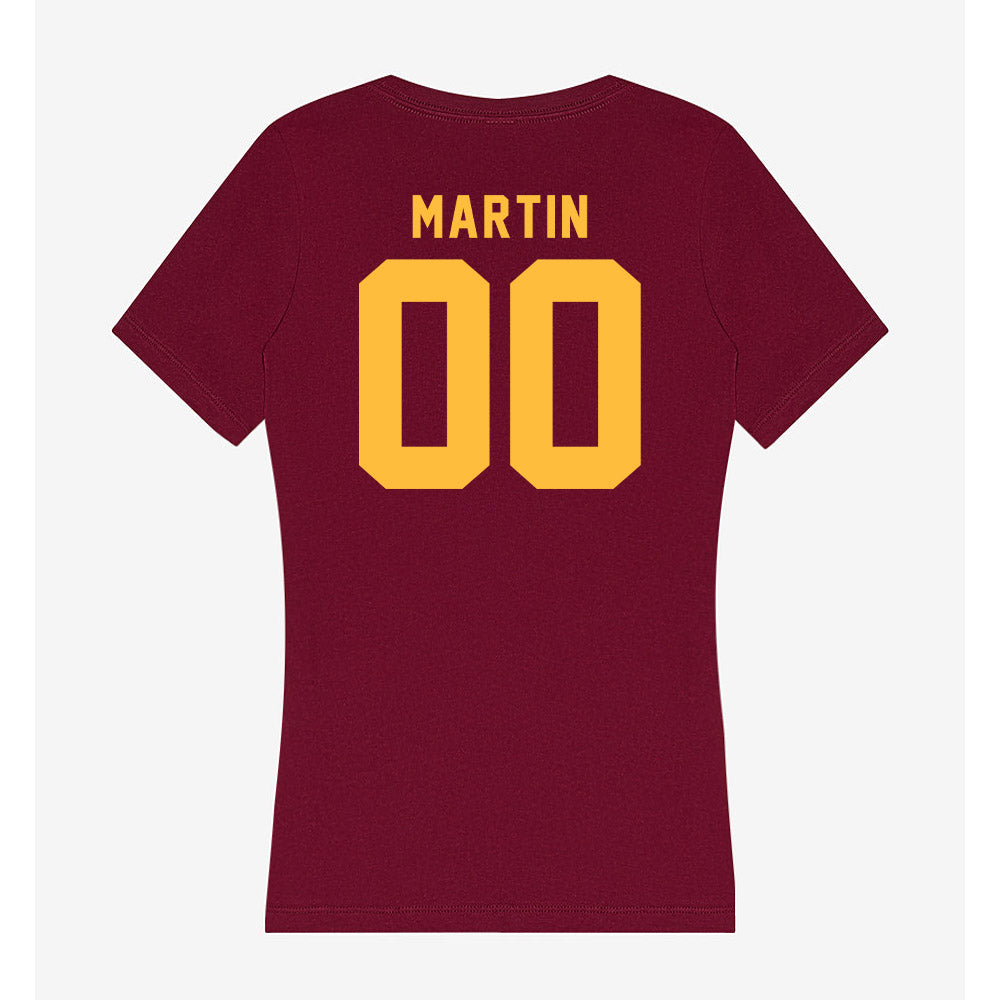 Minnesota - NCAA Women's Soccer : Sarah Martin - Women's V-Neck T-Shirt-1