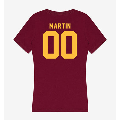 Minnesota - NCAA Women's Soccer : Sarah Martin - Women's V-Neck T-Shirt-1