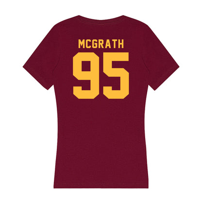 Minnesota - NCAA Football : Caleb McGrath - Women's V-Neck T-Shirt-1