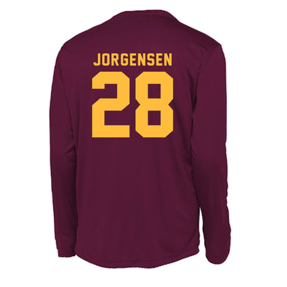 Minnesota - NCAA Football : Zach Jorgensen - Activewear Long Sleeve T-Shirt