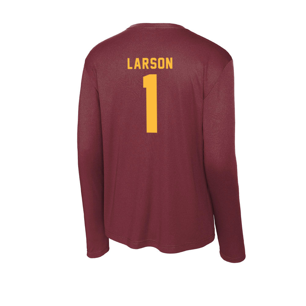 Minnesota - NCAA Baseball : Jake Larson - Activewear Long Sleeve T-Shirt-1