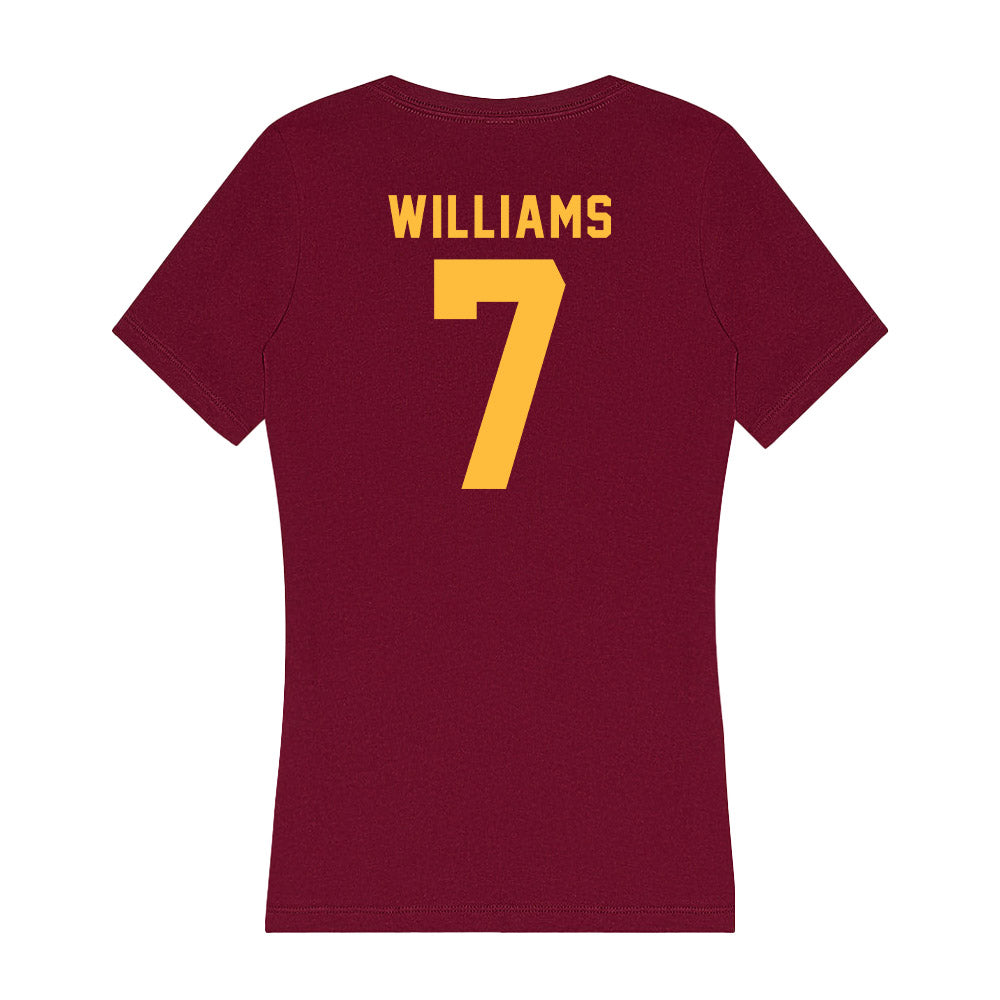Minnesota - NCAA Football : Tyler Williams - Women's V-Neck T-Shirt-1