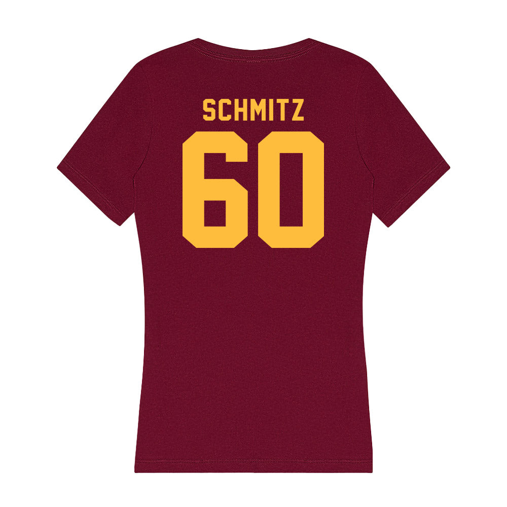 Minnesota - NCAA Football : John Michael Schmitz - Women's V-Neck T-Shirt-1