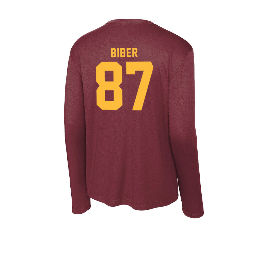 Minnesota - NCAA Football : Drew Biber - Activewear Long Sleeve T-Shirt-1