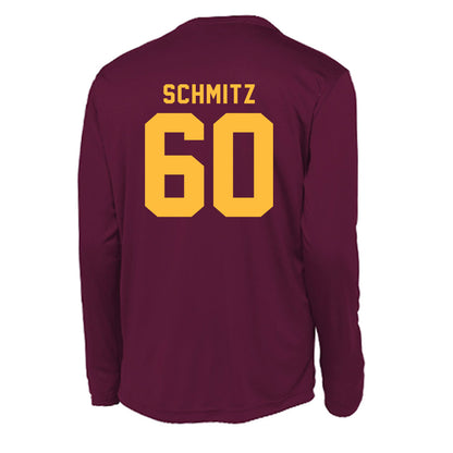 Minnesota - NCAA Football : John Michael Schmitz - Activewear Long Sleeve T-Shirt