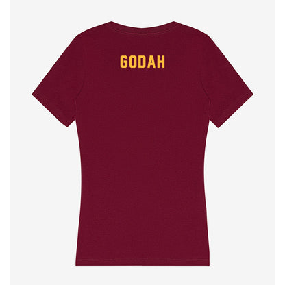 Minnesota - NCAA Women's Track & Field : Victory Godah - Women's V-Neck T-Shirt-1