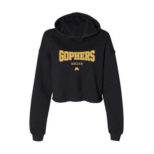 Minnesota - NCAA Women's Soccer : Keegan Schmeiser - Women's Crop Fleece Hoodie-0