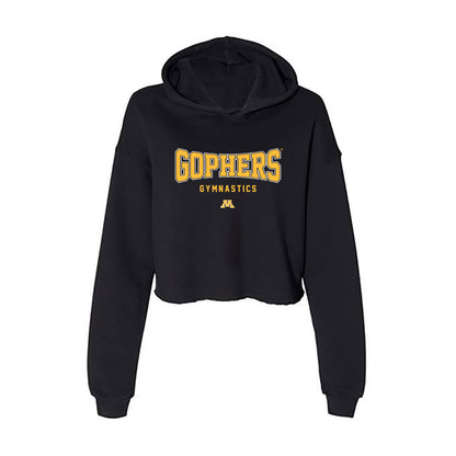 Minnesota - NCAA Women's Gymnastics : Teryn Crump - Women's Crop Fleece Hoodie-0