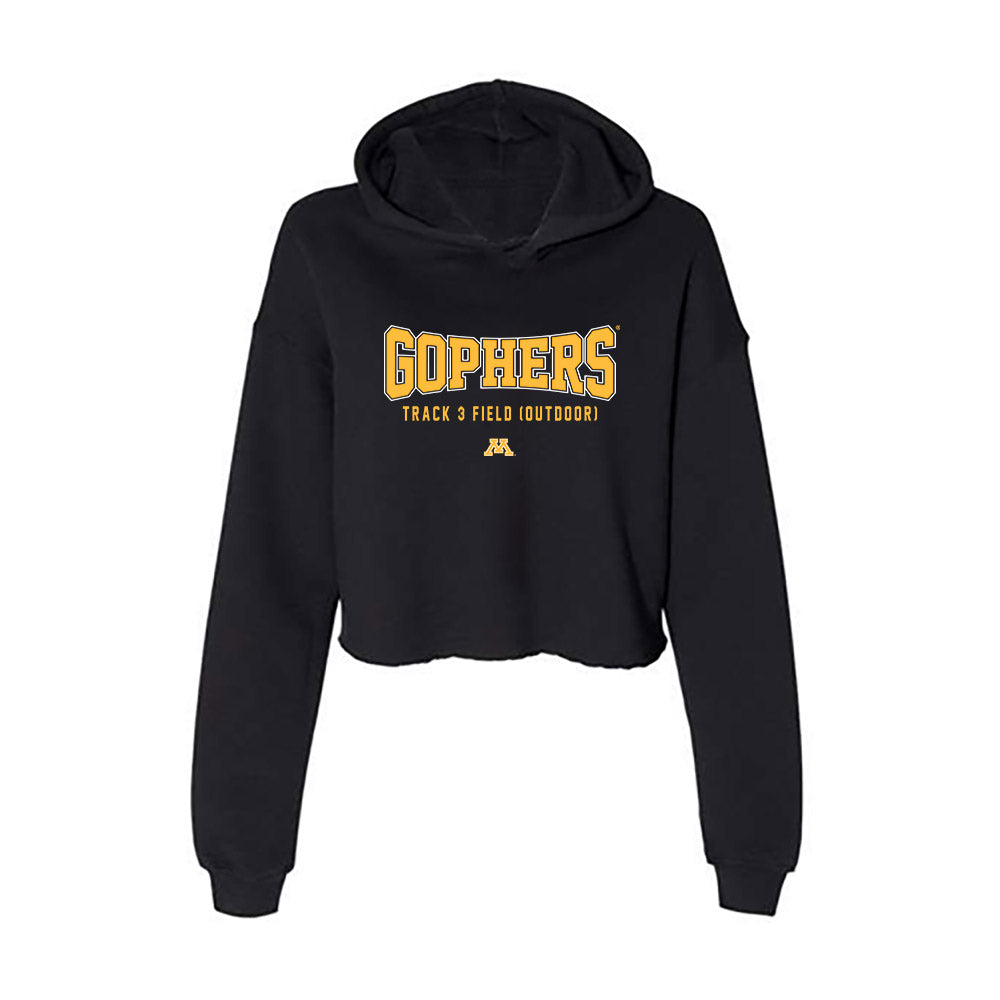 Minnesota - NCAA Women's Track & Field : Victory Godah - Women's Crop Fleece Hoodie-0