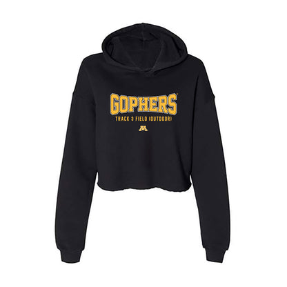 Minnesota - NCAA Women's Track & Field : Victory Godah - Women's Crop Fleece Hoodie-0