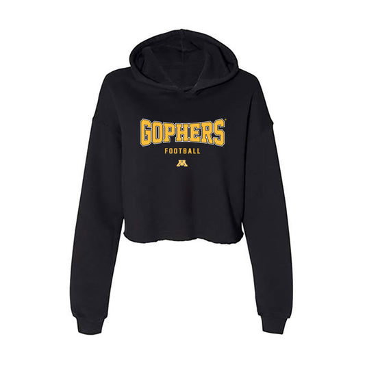 Minnesota - NCAA Football : Tre Berry - Women's Crop Fleece Hoodie-0