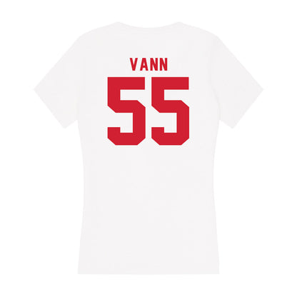 NC State - NCAA Football : Rylan Vann - Women's V-Neck T-Shirt-1