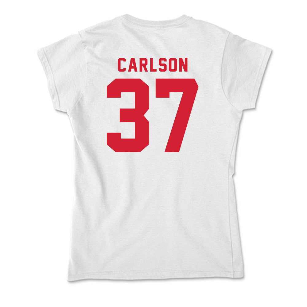 NC State - NCAA Football : Addison Carlson - Soft Style Women’s T-Shirt-1