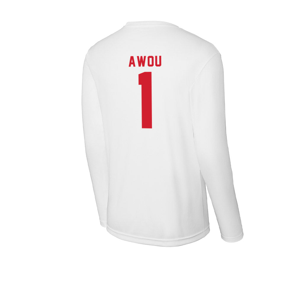 NC State - NCAA Women's Basketball : Lorena Awou - Activewear Long Sleeve T-Shirt-1