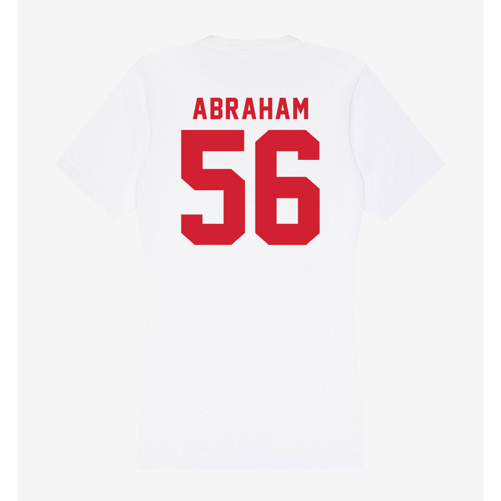 NC State - NCAA Football : Omarian Abraham - Women's V-Neck T-Shirt-1