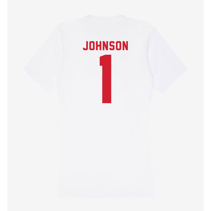 NC State - NCAA Baseball : Rett Johnson - Women's V-Neck T-Shirt-1