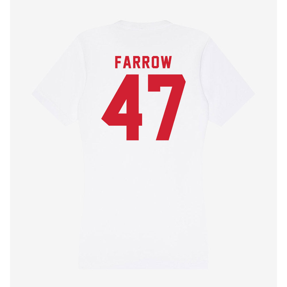 NC State - NCAA Football : Adrian Farrow - Women's V-Neck T-Shirt-1