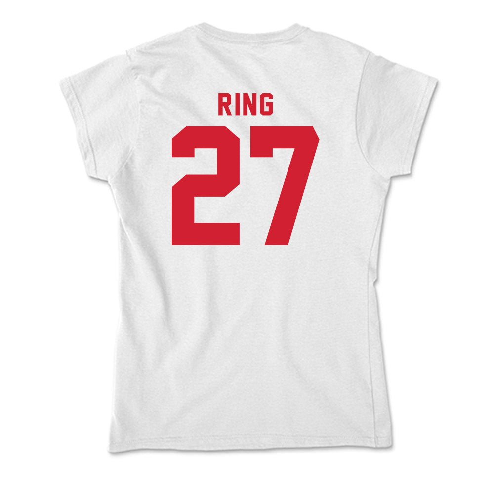 NC State - NCAA Women's Volleyball : Rebecca Ring - Soft Style Women’s T-Shirt-1