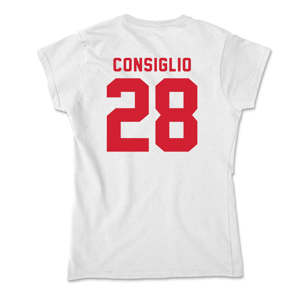 NC State - NCAA Baseball : Cooper Consiglio - Soft Style Women’s T-Shirt-1