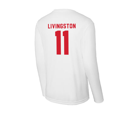 NC State - NCAA Softball : Lily Livingston - Activewear Long Sleeve T-Shirt-1